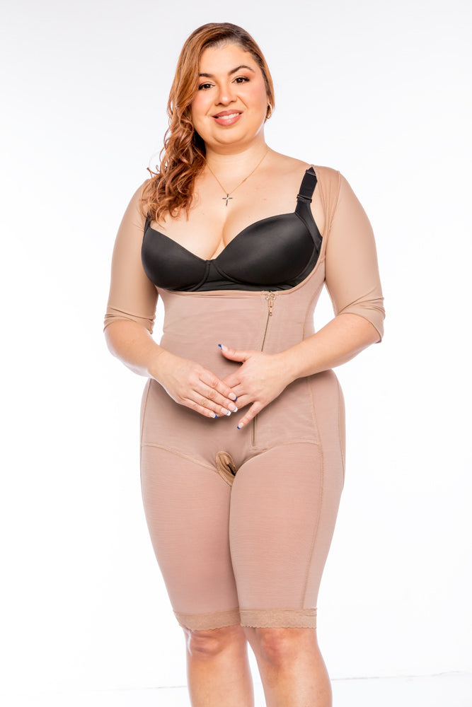 PEANUTBODY Shapewear Sleeve, side Zipper and Leg Shaper Ref. 1026-MA