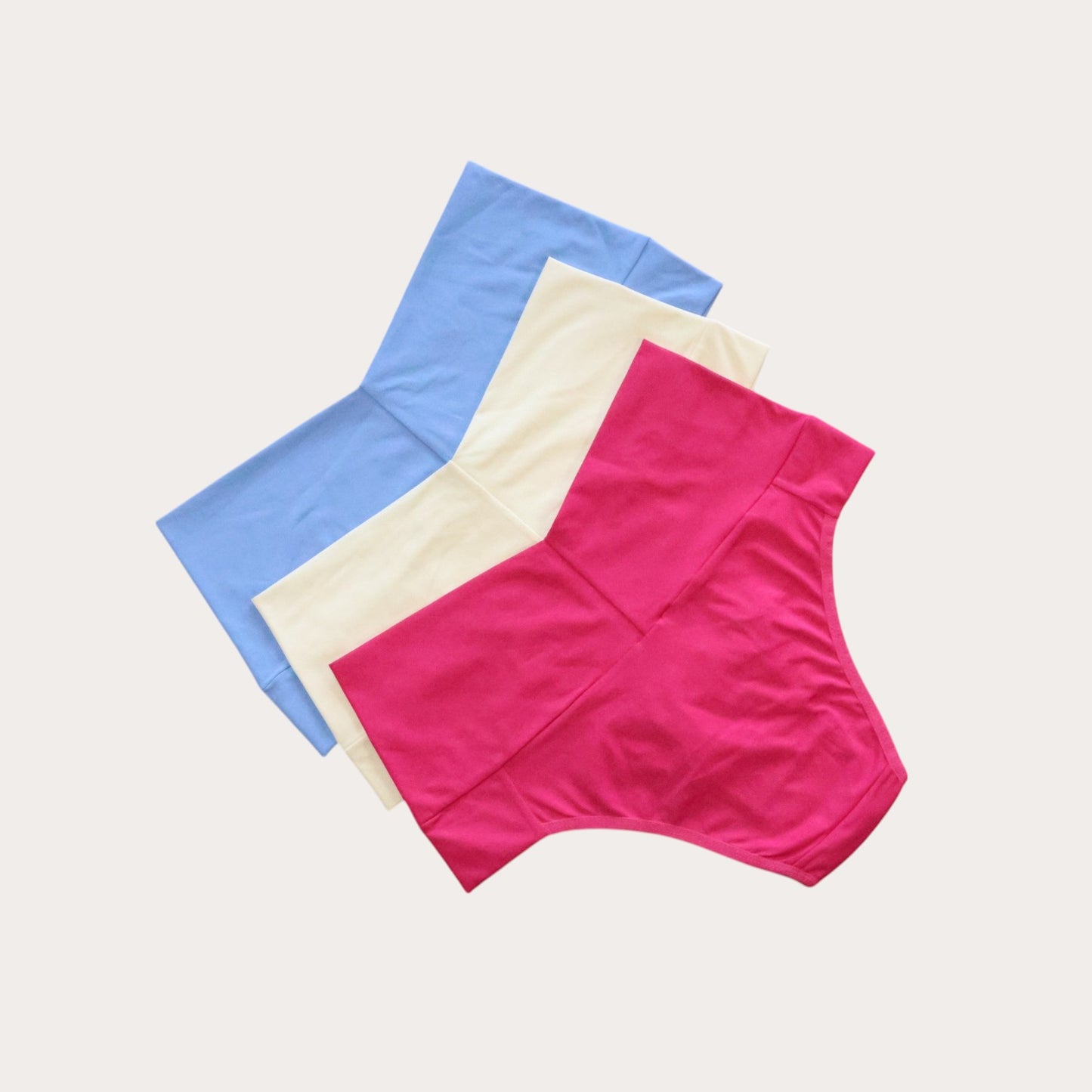 PEANUTBODY by Ximenas'k SET of 3 Brazilian Panties ABUELITA Tummy Control Mid tight and confort. Womenswear Comfort Women Panty Women's Floral