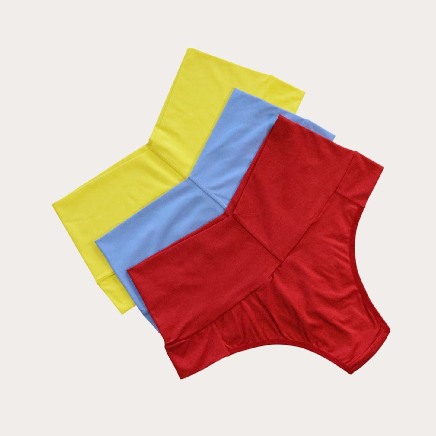 PEANUTBODY by Ximenas'k SET of 3 Brazilian Panties ABUELITA Tummy Control Mid tight and confort. Womenswear Comfort Women Panty Women's Floral