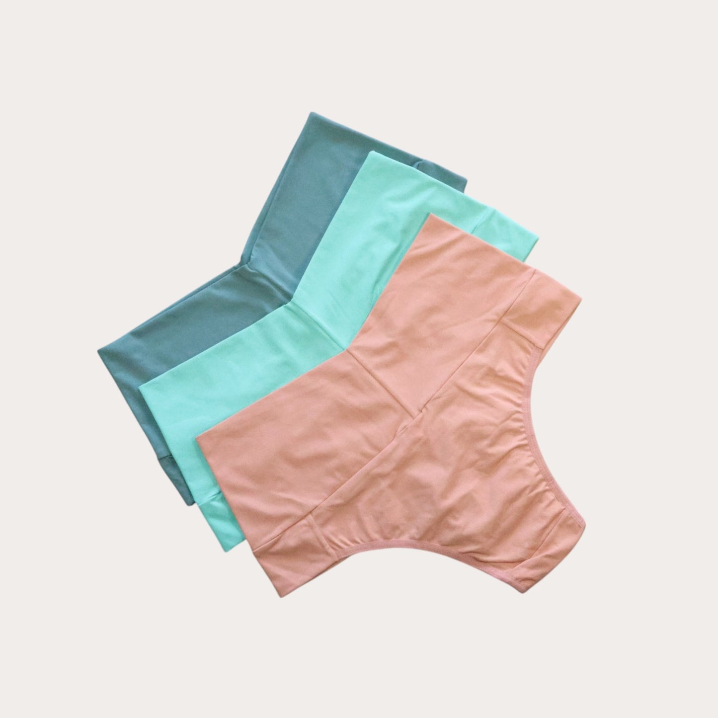 PEANUTBODY by Ximenas'k SET of 3 Brazilian Panties ABUELITA Tummy Control Mid tight and confort. Womenswear Comfort Women Panty Women's Floral