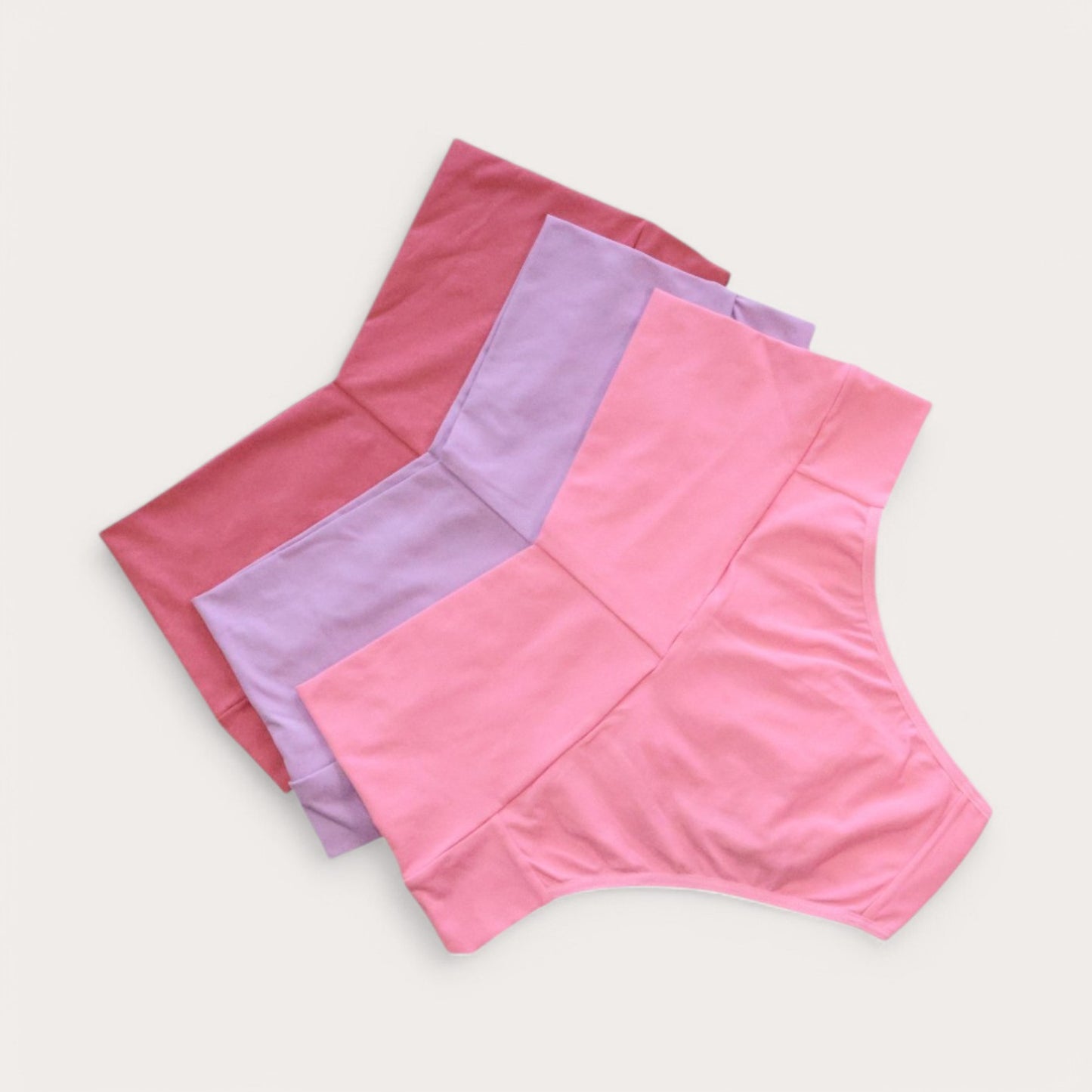 PEANUTBODY by Ximenas'k SET of 3 Brazilian Panties ABUELITA Tummy Control Mid tight and confort. Womenswear Comfort Women Panty Women's Floral