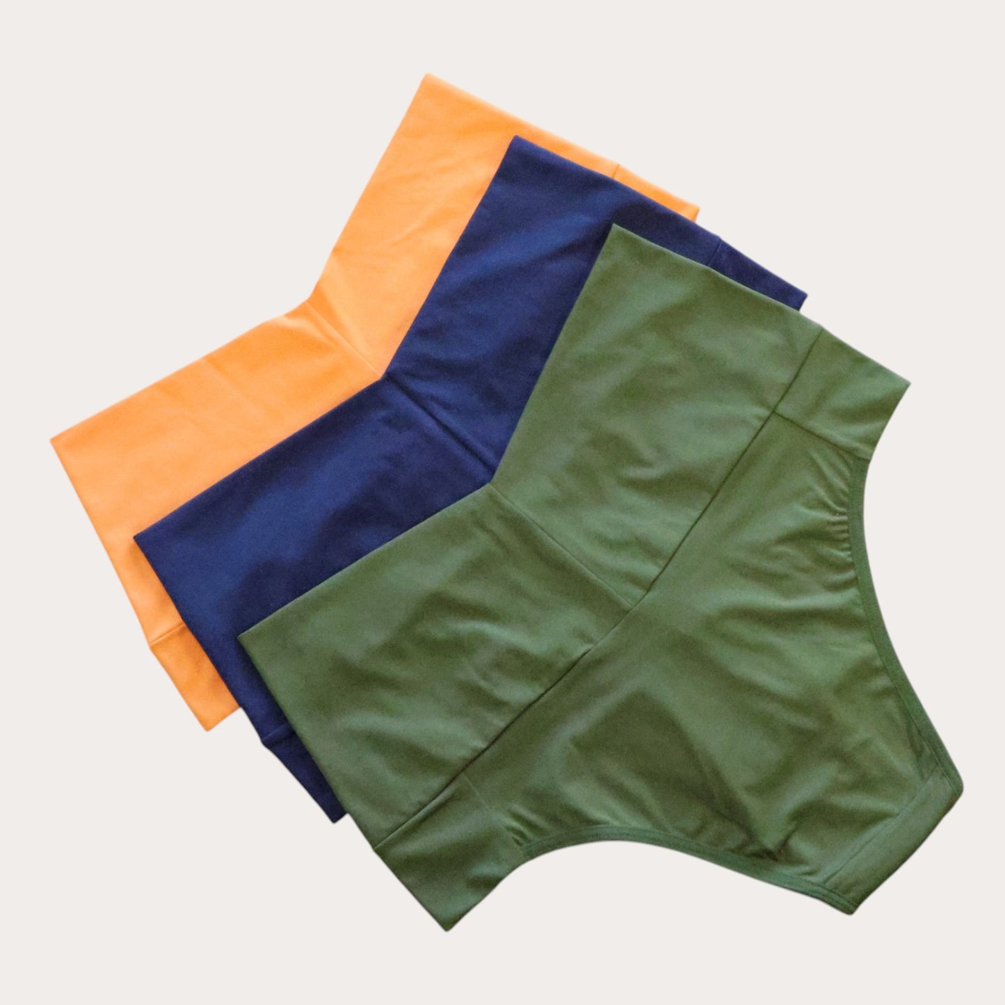 PEANUTBODY by Ximenas'k SET of 3 Brazilian Panties ABUELITA Tummy Control Mid tight and confort. Womenswear Comfort Women Panty Women's Floral