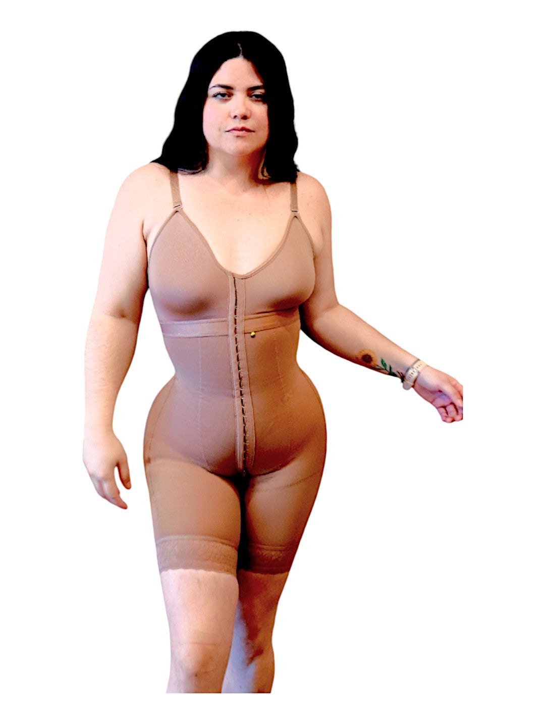 PEANUTBODY 360 Full Body Ligia Shapewear Brasier - Zipper at the bottom Ref. 11033B