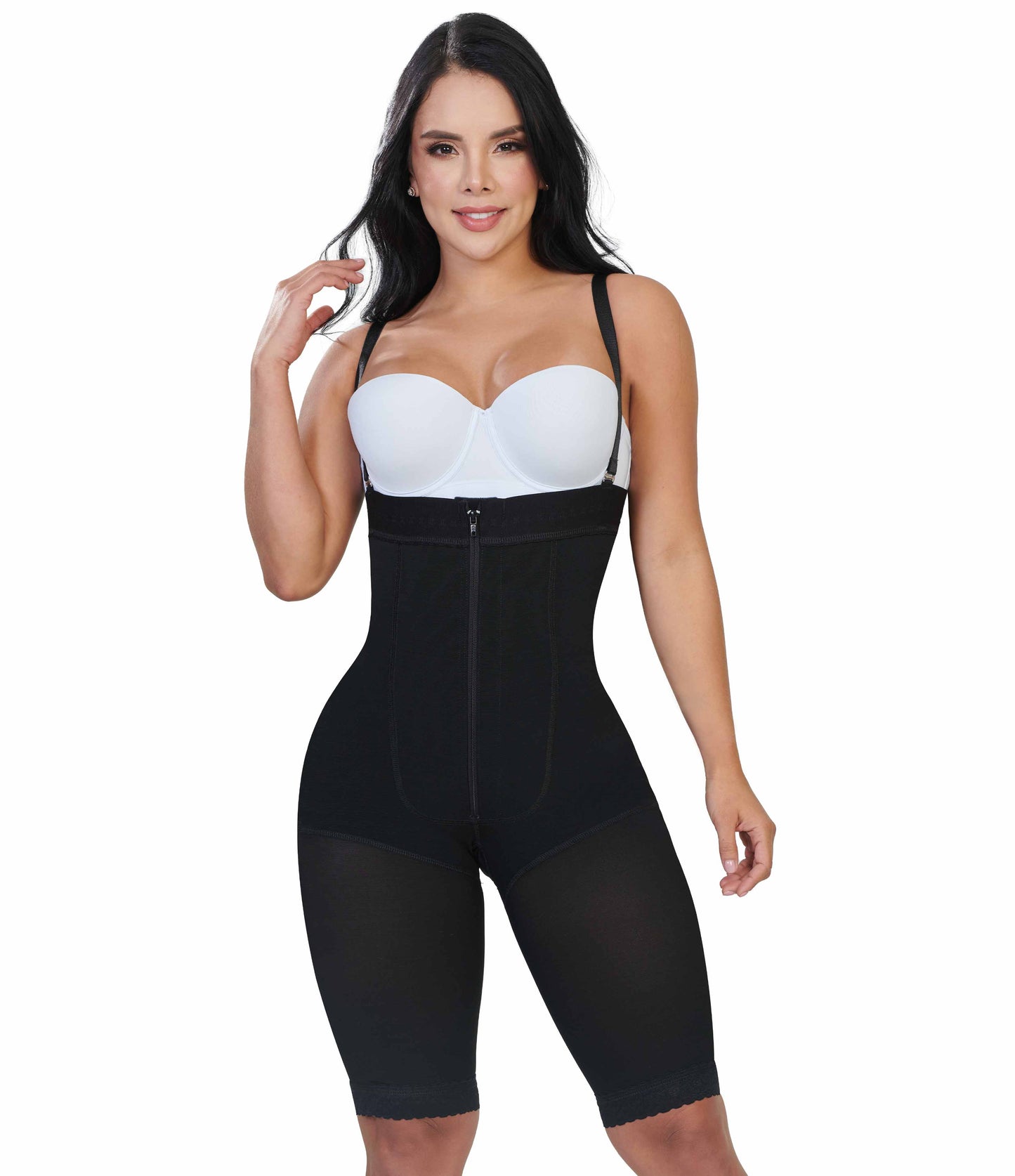 PEANUTBODY Strapless Women's Shapewear Knees - Front Zipper - Ref. 11031-0