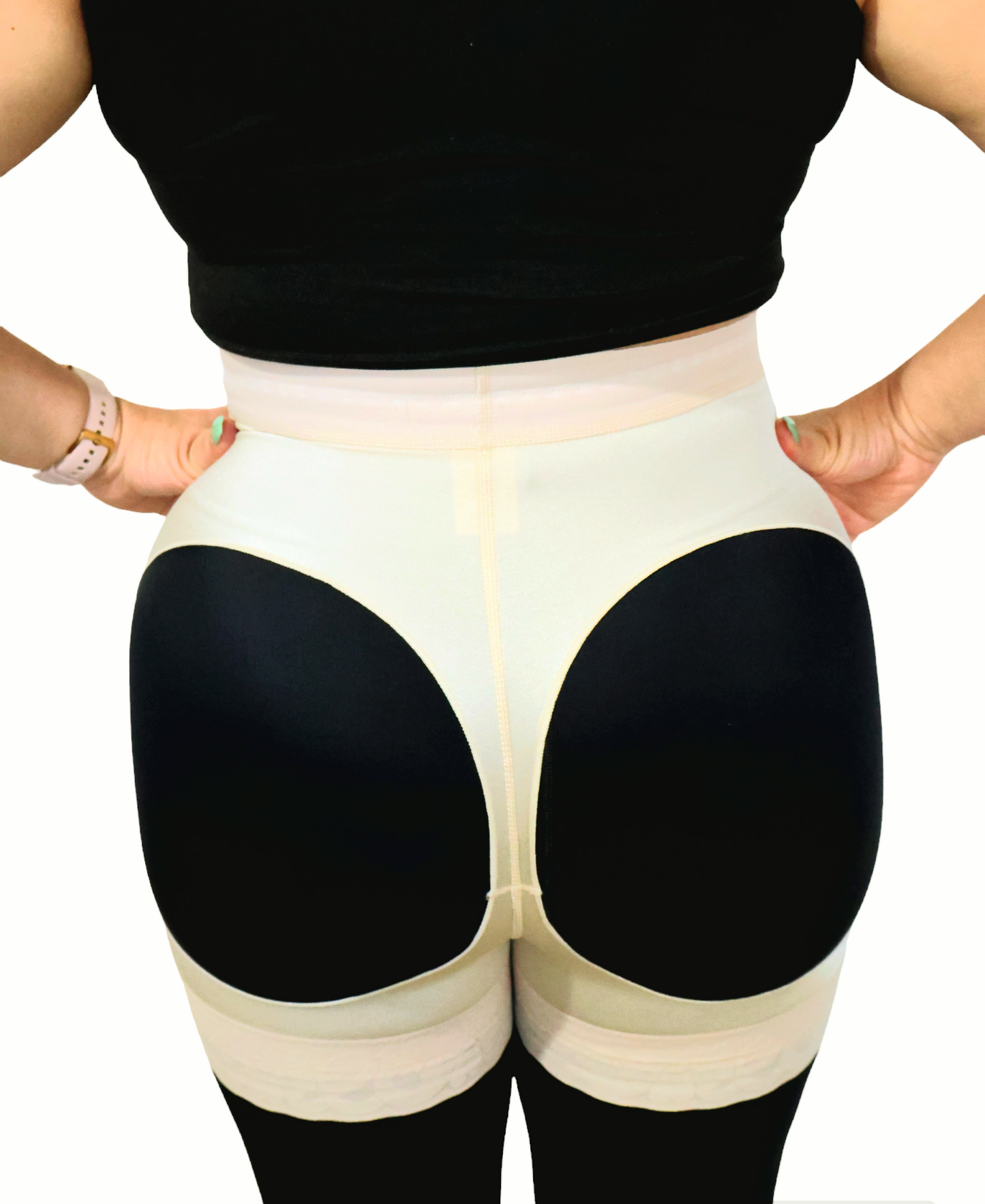 PEANUTBODY Short Tummy Control Buttocks splitter. Perfect for Post Op Buttocks Surgeries or Daily use Comfort Shapewear Womenswear Compression Ref. ZEUS