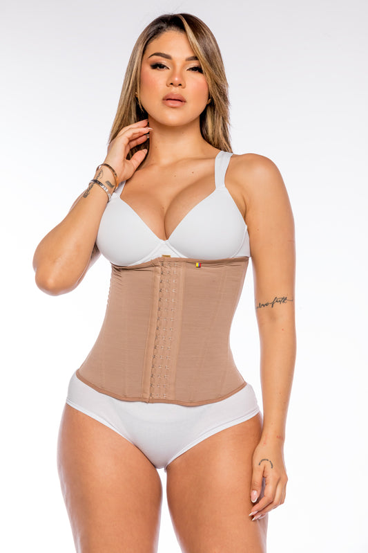 Cinto Feminino PEANUTBODY Ref 13404. Espartilho feminino com fivela na cintura. Shapewear roupa íntima feminina macia conforto senhora compressão