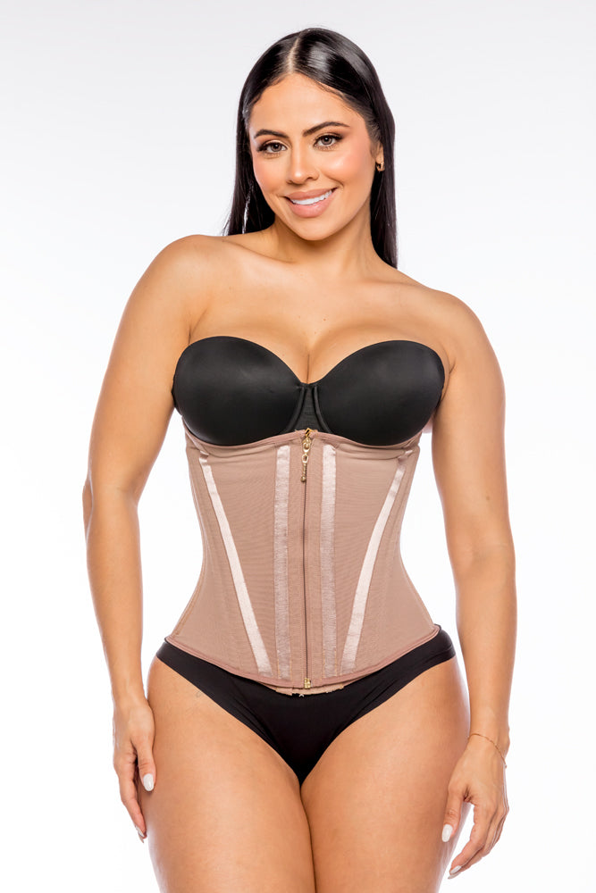 PEANUTBODY Corset Murcielago Extra tight with metal bars Shapewear Corset Waist Cincher Ref. 13405