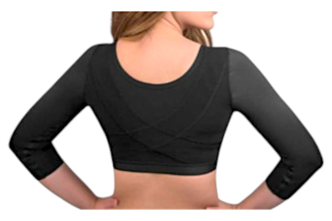 PeanutBody Bra with Sleeves 3/4 - High Back Compression & Chest Comfort for Women corset aesthetic Shapewear Womenswear Ref. ELLEN