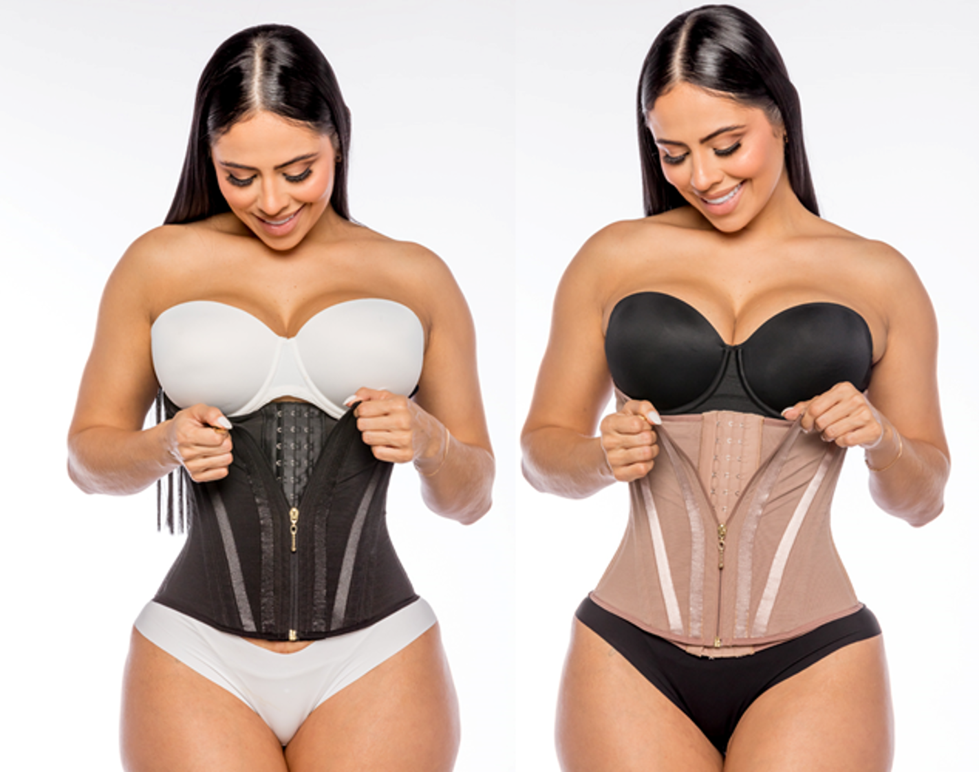 PEANUTBODY Corset Murcielago Extra tight with metal bars Shapewear Corset Waist Cincher Ref. 13405