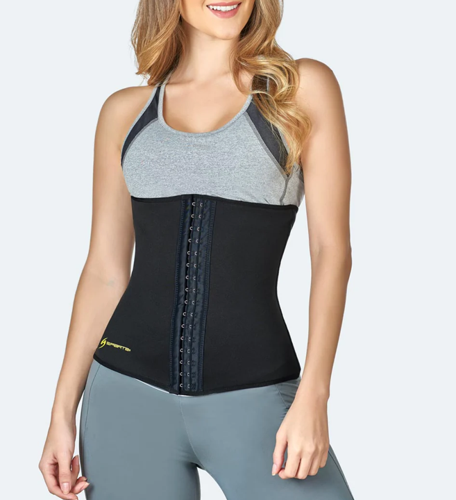 PEANUTBODY CINTURILLA CON BROCHES NEOPRENO SPORT WAIST GIRDLE W HOOKS Water-Resistant Shapewear Neoprene Underwear a Compression Sexy Ref. 502